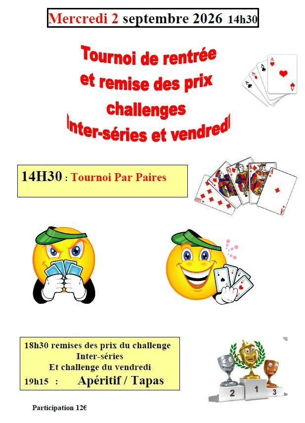 Tournoi de rentrée