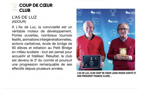 Coup de cœur dans "L'As de Tréfle"